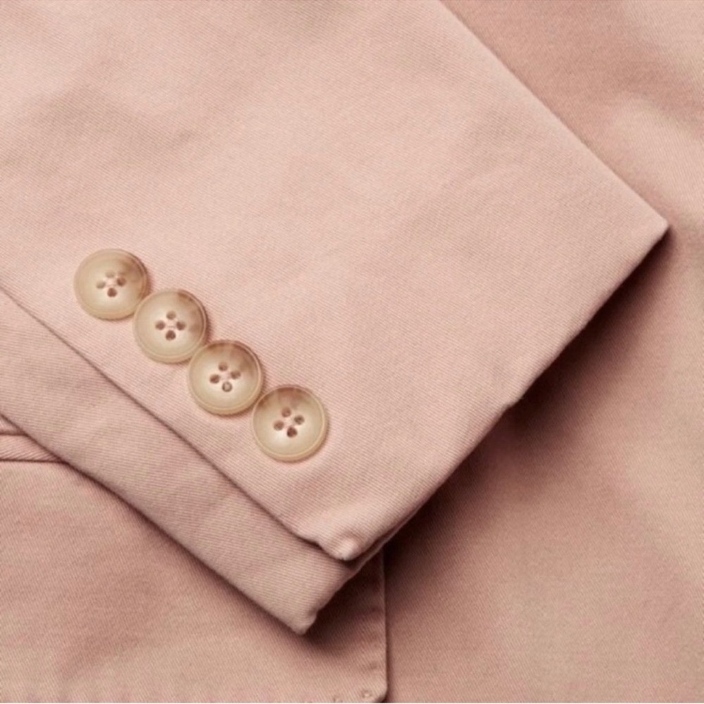Polo by Ralph Lauren Schoolboy Pale Rose Pink Cotton Blazer Jacket Size 4 NWT - Picture 10 of 11